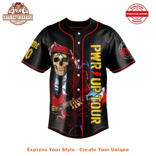 ACDC Power Up Tour 2025 Baseball Jersey