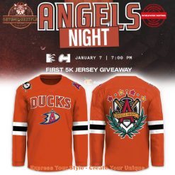 Anaheim Ducks Angels Night Limited Hockey Jersey