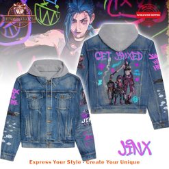 Arcane Jinx Get Jinxed Limited Edition Hooded Denim Jacket