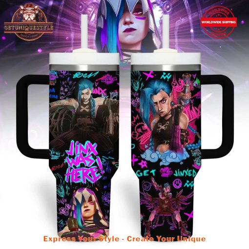 Arcane Jinx Was Here Limited Edition 40 Oz Handle Tumbler