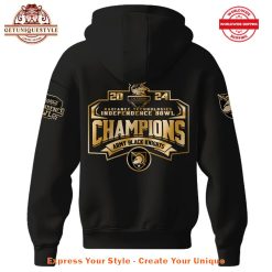 Army Black Knights 2024 Radiance Technologies Independence Bowl Champions Hoodie 3