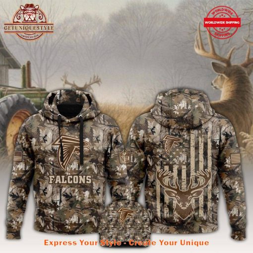 Atlanta Falcons x Hunting 2024 Limited Edition Hoodie