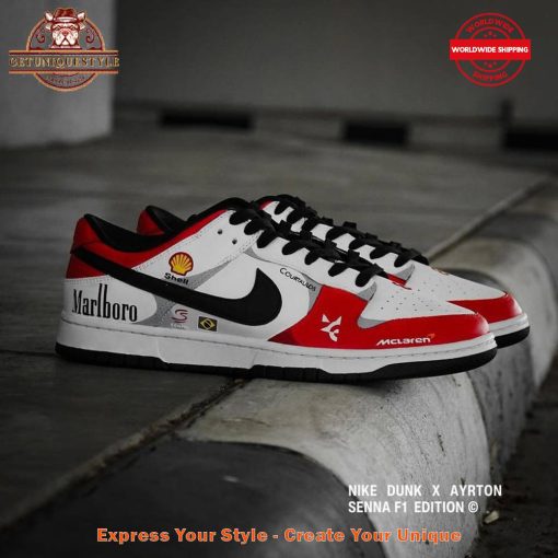 Ayrton Senna McLaren F1 Limited Nike SB Dunk Shoes