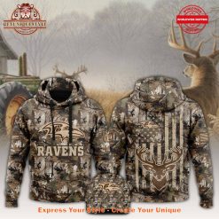 Baltimore Ravens x Hunting 2024 Limited Edition Hoodie