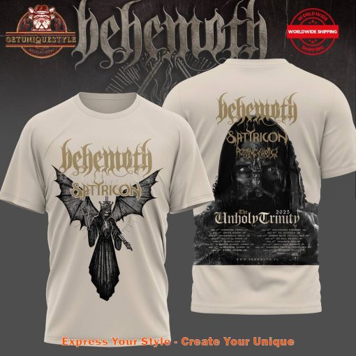 Behemoth Satyricon The Unholy Trinity Tour 2025 Shirt