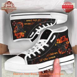 Black Sabbath Children Of The Grave High Top Canvas Shoes