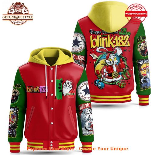 Blink-182 You Bastard Limited Edition Hooded Baseball Jacket