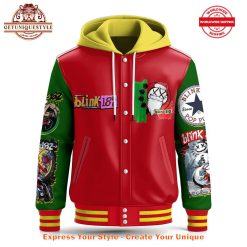 Blink182 You Bastard Limited Edition Hooded Baseball Jacket