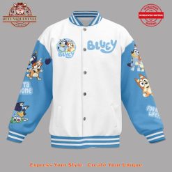 Bluey Welcome To My Bluey Party Baseball Jacket