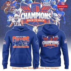 Boise State Broncos 2024 Mountain West Conference Football Champions Hoodie