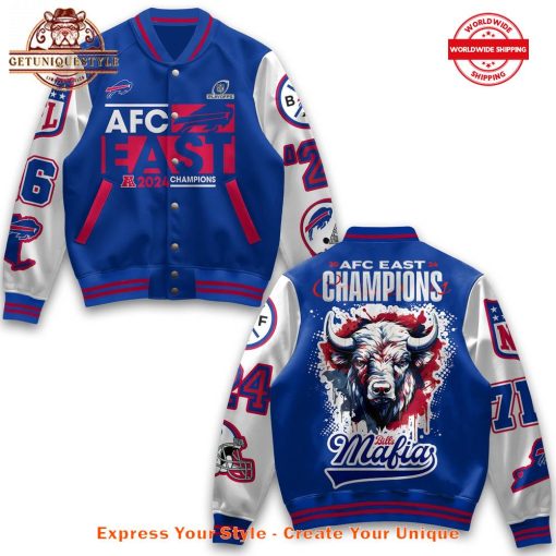 Buffalo Bills AFC East Champions 2024 Limited Edition Baseball Jacket