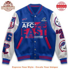 Buffalo Bills AFC East Champions 2024 Limited Edition Baseball Jacket