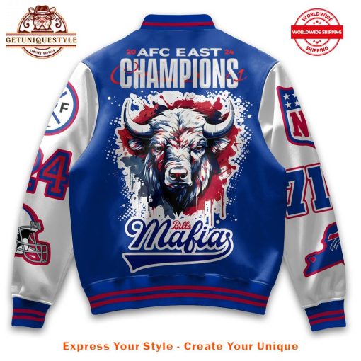 Buffalo Bills AFC East Champions 2024 Limited Edition Baseball Jacket