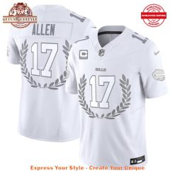 Buffalo Bills Platinum MVP Vapor Limited Custom Jersey