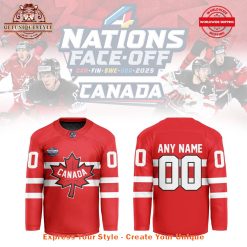 Canada 2025 4 Nations Face-Off National Team Limited Edition Jersey