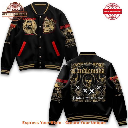 Candlemass Psalms For The Dead Baseball Jacket