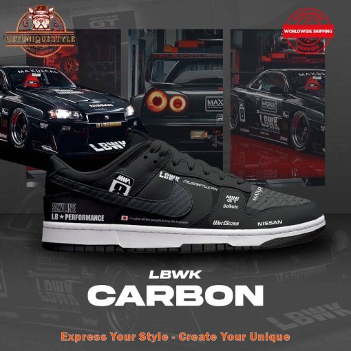 Carbon Liberty Walk SB Dunk Low Shoes