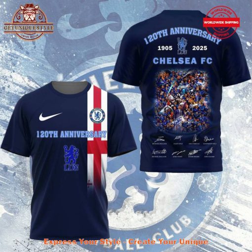 Chelsea Football 120th Anniversary Limited Edition Shirt