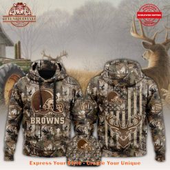 Cleveland Browns x Hunting 2024 Limited Edition Hoodie