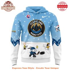 Cleveland Monsters Peanuts And Snoopy Hoodie