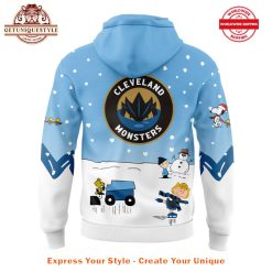 Cleveland Monsters Peanuts And Snoopy Hoodie