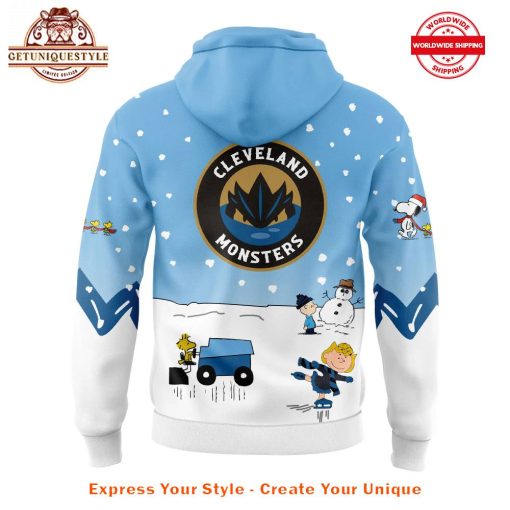 Cleveland Monsters Peanuts And Snoopy Hoodie