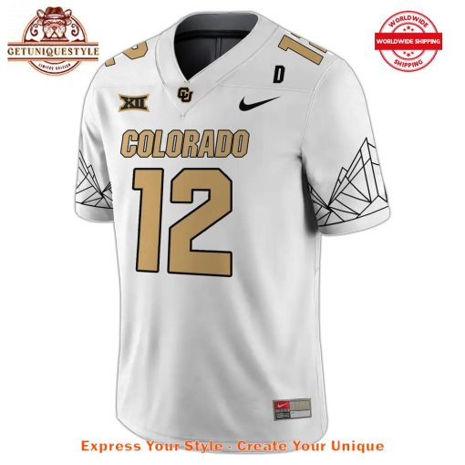 Colorado Buffaloes 2024 Limited Edition Heisman Travis Hunter White Jersey