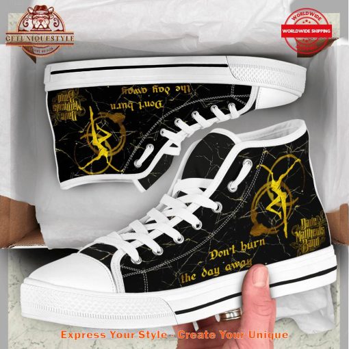 Dave Matthews Band Pig Dont Burn The Day Away High Top Canvas Shoes