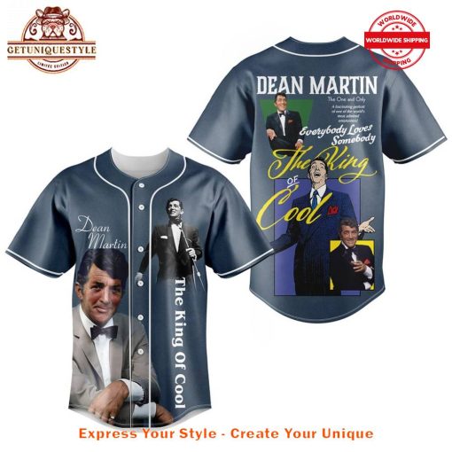 Dean Martin The King Of Cool Baseball Jersey