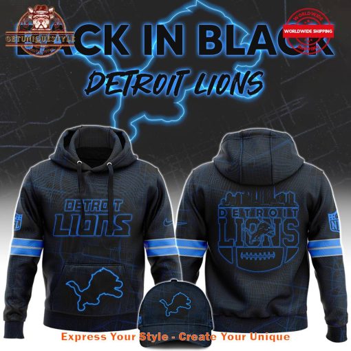 Detroit Lions Back In Black Limited 2024 Hoodie