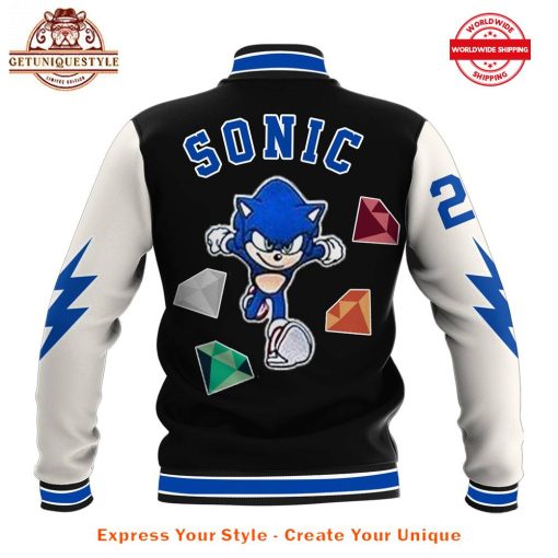 Detroit Lions x Sonic Premium 2024 Baseball Jacket