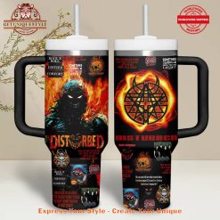 Disturbed Band Rock N Roll 40oz Stanley Tumbler