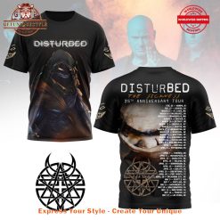 Disturbed The Sickness 25th Anniversary Tour 2025 Shirt