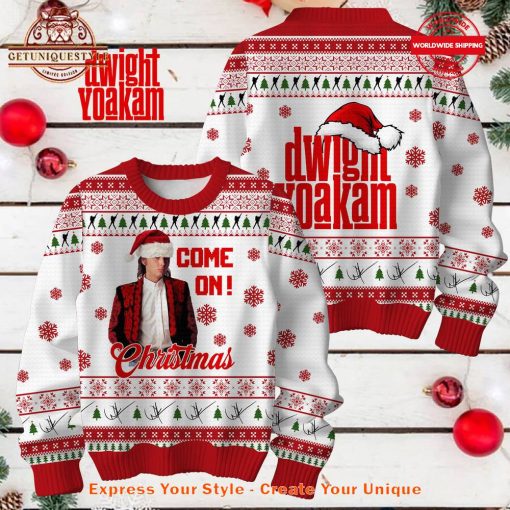 Dwight Yoakam Come On Christmas Sweater