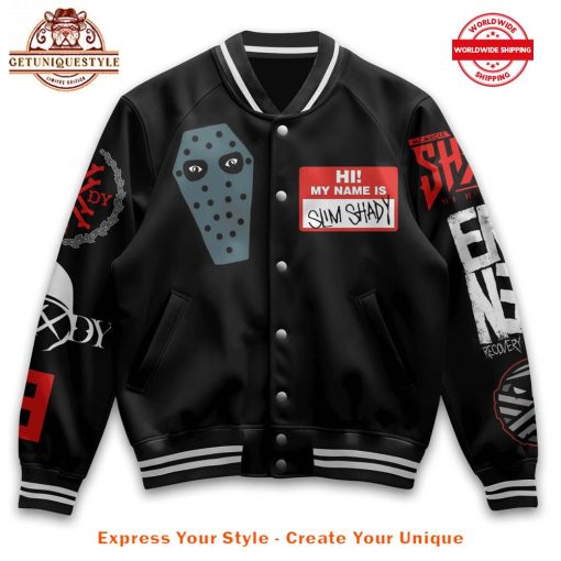 Eminem My Name Is Slim Shady Baseball Jacket