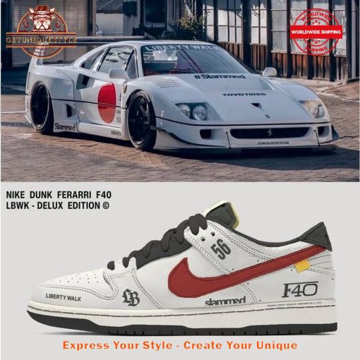 Ferrari F40 Liberty Walk Limited Edition Nike SB Dunk Shoes