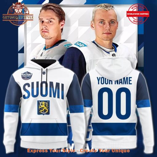 Finland National Ice Hockey Team 4 Nations Face-Off 2025 Limited Hoodie