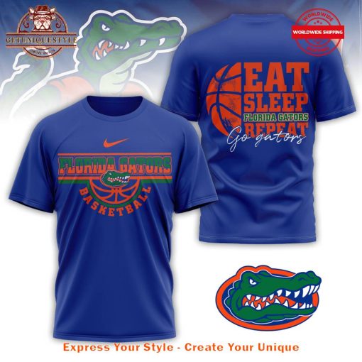 Florida Gators Basketball Eat Sleep Repeat Shirt