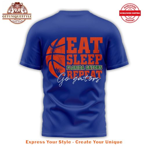 Florida Gators Basketball Eat Sleep Repeat Shirt