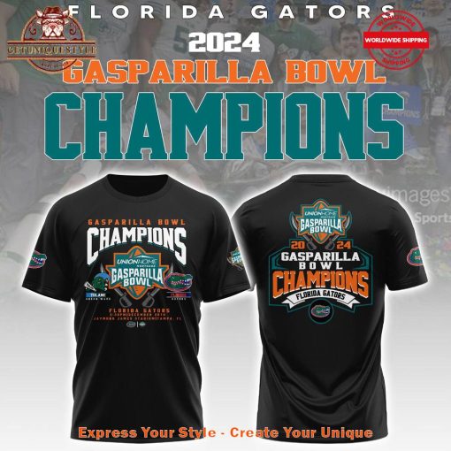 Florida Gators Gasparilla Bowl Champion 2024 Limited Black Shirt