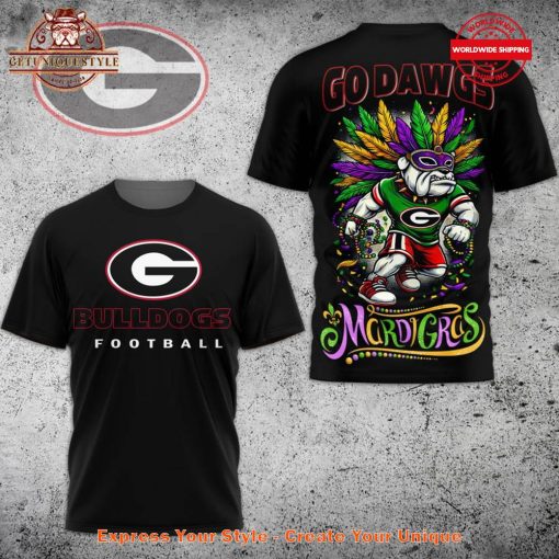 Georgia Bulldogs Go Dawgs Mardi Gras 2025 Shirt