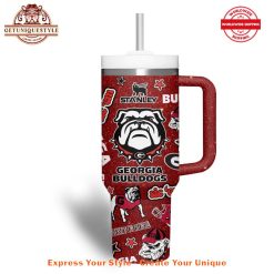 Georgia Bulldogs Football Go Dawgs 40oz Stanley Tumbler