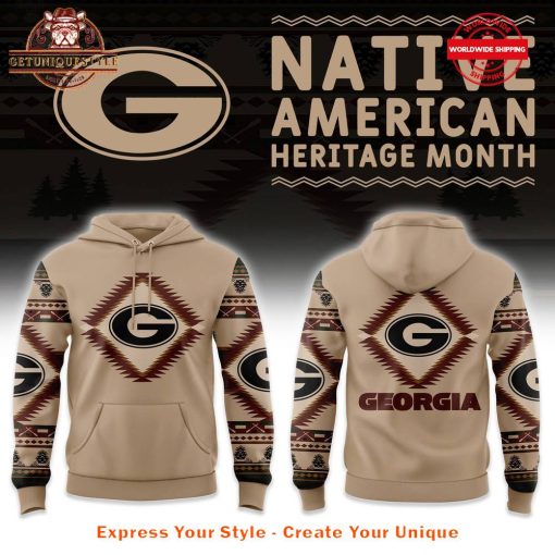 Georgia Bulldogs x Native America 2024 Edition Hoodie