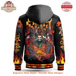 Ghost Band On Fire Limited Edition Hooded Baseball Jacket