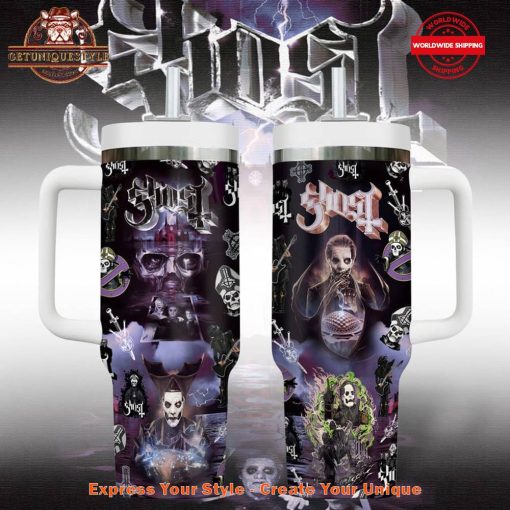 Ghost Rock Band Limited Edition 40oz Stanley Tumbler