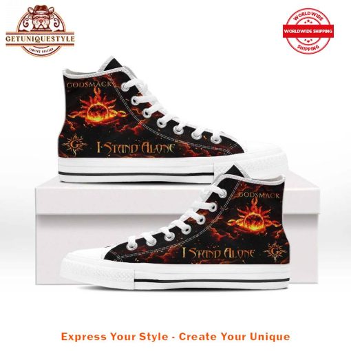 Godsmack I Stand Alone Limited High Top Canvas Shoes