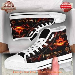 Godsmack I Stand Alone Limited High Top Canvas Shoes