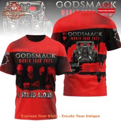 Godsmack I Stand Alone World Tour 2025 Shirt