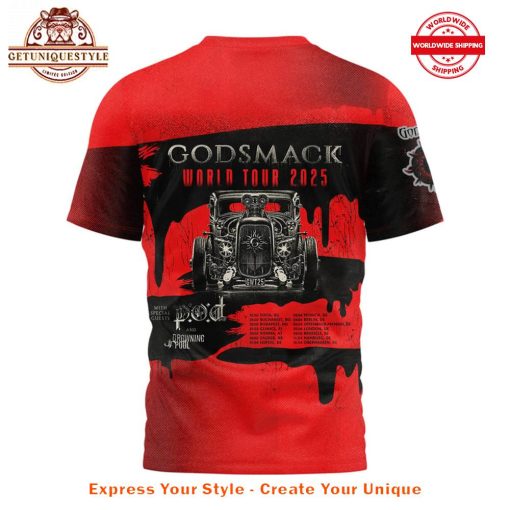 Godsmack I Stand Alone World Tour 2025 Shirt