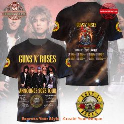 Guns N Roses Announce 2025 Tour Limited Shirt